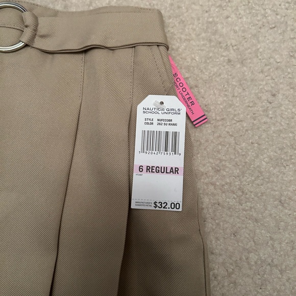 Nautica Khaki Skort Scooter Size 6 Regular - Picture 2 of 4